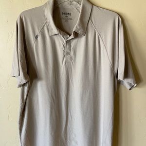 Rhone Polo Shirt - Tan- Size Large